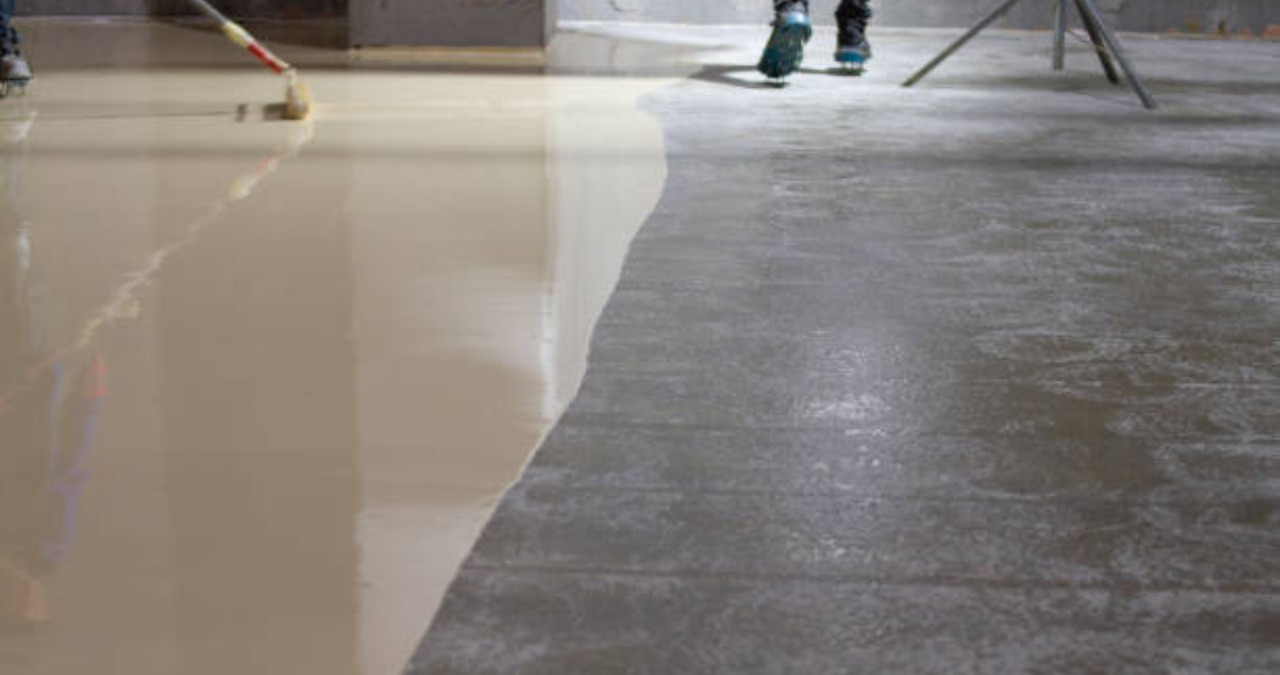 Application of traffic coating on a concrete surface to enhance durability and safety